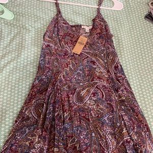American Eagle Paisley dress NWT